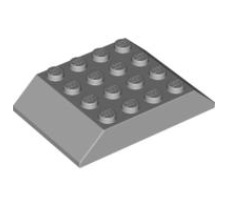 LEGO® dakpan 45 graden 6x4 dubbel LICHT GRIJS