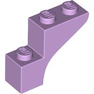 LEGO® boog 1x3x2 LAVENDEL