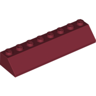 LEGO® 4248800 - 4585518 D ROOD - M-41-C LEGO® 45 degrees 2x8 DARK RED