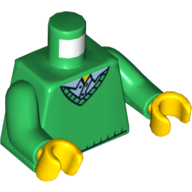 LEGO® 4586882 GROEN - MS-71-K LEGO® city torso GROEN