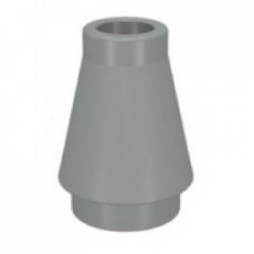 LEGO® 1x1 cone OLD LIGHT GRAY