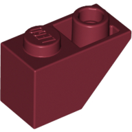 LEGO® reversed 45 degrees 1x2  DARK RED