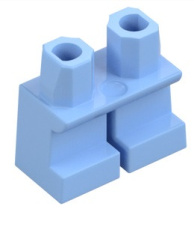 LEGO®  korte benen LICHT BLAUW