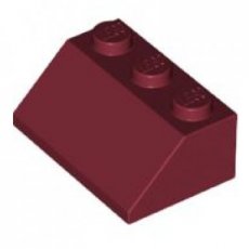 LEGO® 45 graden 2x3 DONKER ROOD