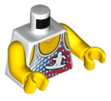 LEGO® torso WIT