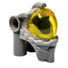 LEGO® helm met zuurstofflessen LICHT GRIJS