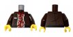 LEGO® torso DONKER BRUIN