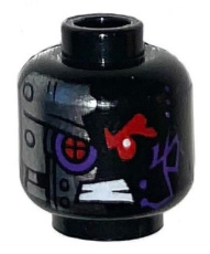 LEGO® head BLACK