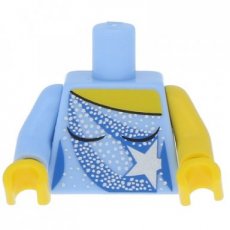 LEGO® 4618422 L KON BLAUW - MS-137-I LEGO® torso  LICHT KONINKLIJK BLAUW