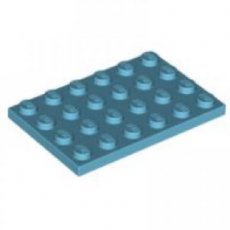LEGO® 4x6 MEDIUM AZUUR BLAUW