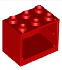 LEGO 4619543 ROOD - M-23-G LEGO® 2x3x2 cabinet RED