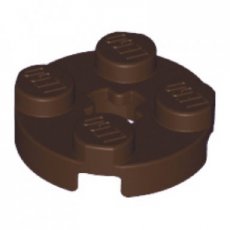 LEGO® 2x2 round DARK BROWN