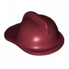 LEGO® brandweerhelm DONKER ROOD