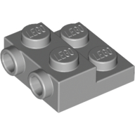 LEGO® 2x2x2/3 avec 2 tenons sur le côté GRIS CLAIR