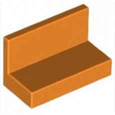 LEGO® paneel (afgeronde hoeken)  1x2x1 ORANJE