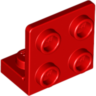 LEGO® 6001806 ROOD - M-5-A LEGO® corner plate 1x2 - 2x2 inverted RED