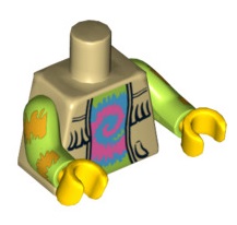 LEGO® torso BEIGE