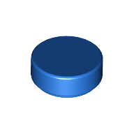 LEGO® 6009460 - 6284575 BLAUW - MS-85-C LEGO® carreau 1x1 rond BLEU