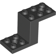 LEGO® 6171066 - 6012983 ZWART - M-23-B LEGO® corner plate 5x2x2 1/3 BLACK