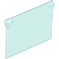 LEGO® glas voor raam 1x4x3 TRANSPARANT LICHT BLAUW