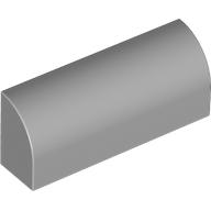 LEGO® afgeronde steen 1x4x1 1/3 LICHT GRIJS