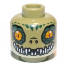 LEGO® 6022516 OLIJFGROEN2 - MS-23-E LEGO® Alien hoofd OLIJFGROEN