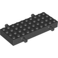 LEGO® auto onderplaat 4x7 ZWART