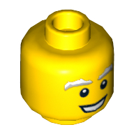 LEGO® 6029773 GEEL - MS-47-D LEGO® hoofd GEEL