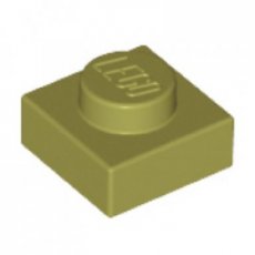 LEGO® plaque 1x1 VERT OLIVE