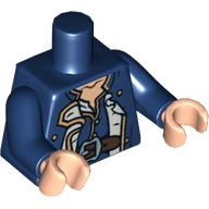 LEGO® torso  DONKER BLAUW