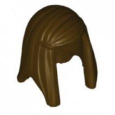 LEGO® lang haar DONKER BRUIN