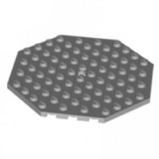 LEGO® 6034493 L GRIJS - M-49-F LEGO® octagon 10x10 LIGHT GRAY