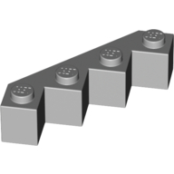 LEGO® 4x4x1 facet LICHT GRIJS