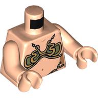 LEGO® torso LICHT AQUA (SW Princess Leia Slave)