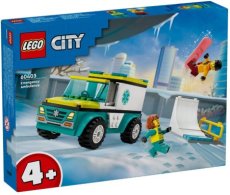 LEGO® 60403 City Ambulance en snowboarder