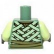 LEGO® torso ZAND GROEN