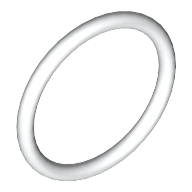 LEGO® V-belt ~2x2 WHITE