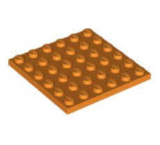 LEGO® 6x6 Plaat ORANJE