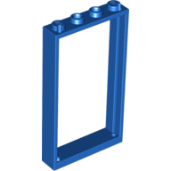 LEGO® 1x4x6 deurpost/raamframe BLAUW