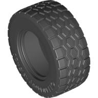 LEGO 6055626 ZWART - H-9-B LEGO® car tire BLACK