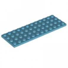 LEGO® 4x12 MEDIUM AZUUR BLAUW