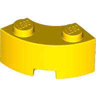 LEGO® 6064227 GEEL - L-12-E LEGO® 2x2 gebogen (macaroni) GEEL