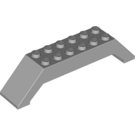 LEGO® dakpan 45 graden 10x2x2 dubbel LICHT GRIJS