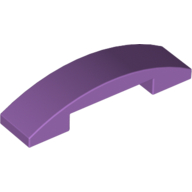 LEGO® 6070777 MED LAVENDEL - MS-15-C LEGO® dakpan gebogen 1x4x2/3  MEDIUM LAVENDEL