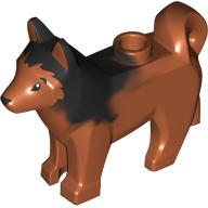 LEGO® hond, Husky BRUIN/ZWART