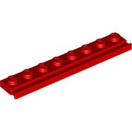 LEGO® 1x8 avec guide ROUGE