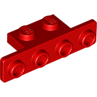 LEGO® haak 1x2 - 1x4 ROOD