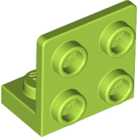 LEGO® 6094031 - 6310277 LIMOEN  - M-5-C LEGO® corner plate 1x2 - 2x2 inverted  LIME