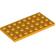 LEGO® plate 4x8 LIGHT ORANGE