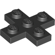 LEGO® 3x3 kruis ZWART